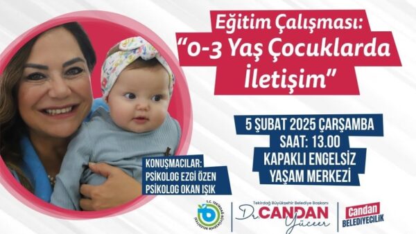 Tekirdağ Büyükşehir Belediyesi'nden Ebeveynlere Eğitim Programı